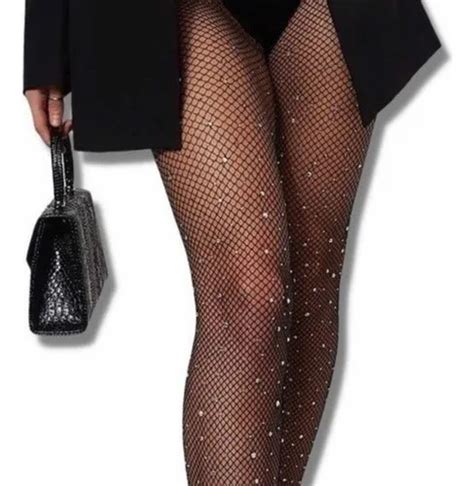 Meia Cal A Brilhante Nude Cor Da Pele Cristais Strass Parcelamento Sem Juros