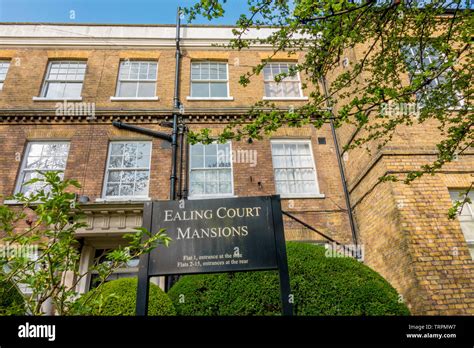 Outside Front View Of Ealing Court Mansions An Elegant Period Block