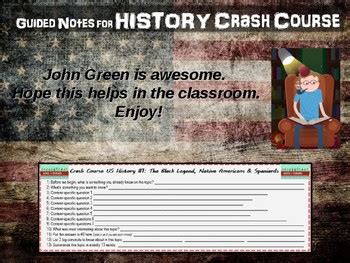 Crash Course Us History Guided Notes Growth Cities And Immigration