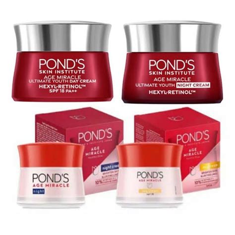 Ponds Age Miracle Day Cream Night Cream 10g Ponds Age Miracle