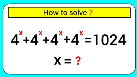 Nice Algebra Exponential Simplification Find The Value Of X YouTube