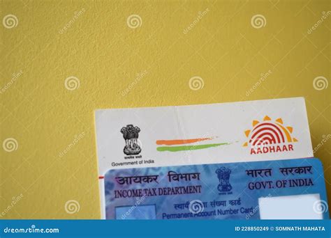 Aadhaar Card And Pan Card Which Are Issued By Government Of India As An