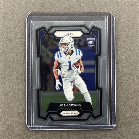 2023 Panini Prizm Josh Downs Rookie Base 345 Indianapolis Colts RC EBay