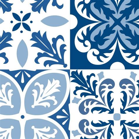 Azulejos Portugueses Azul 24 Unidades