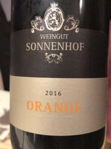 Weingut Sonnenhof Orange Vivino US