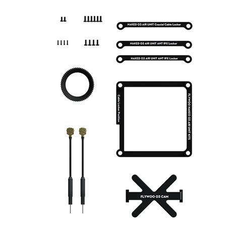 Flywoo Lightweight UV ND4 ND8 ND16 Filters Set Upgrade Case Kit For DJI Naked O3 Air Unit RC