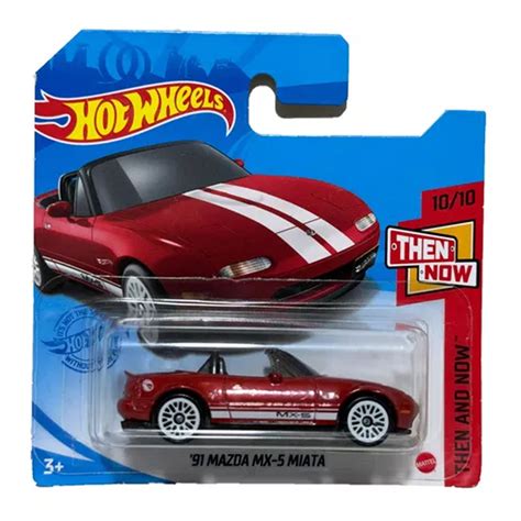 Masinuta Metalica Hot Wheels Mazda Mx Miata Then And Now Rosu Emag Ro