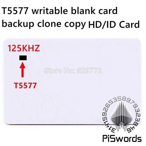 Jual RFID Card T5577 Blank 125 KHz RFID Card ID Card Readable Writable