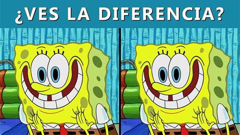 Encuentra Las Diferencias Encuentra La Diferencia Bob Esponja Youtube