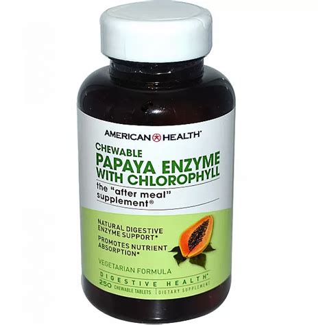 Энзим папайи с хлорофиллом (Papaya Enzyme with Chlorophyll) 250 ...