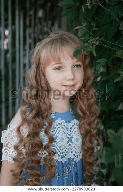 Portrait Girl Long Blonde Hair On Stock Photo Shutterstock