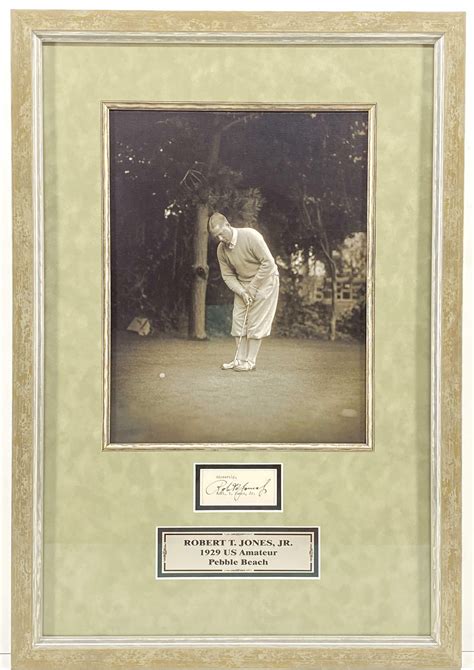 Lot Bobby Jones U S Amateur Photo Autograph