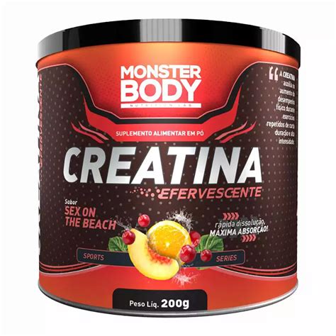 Creatina Efervescente Sex On The Beach 200g Empório Cia Produtos Naturais