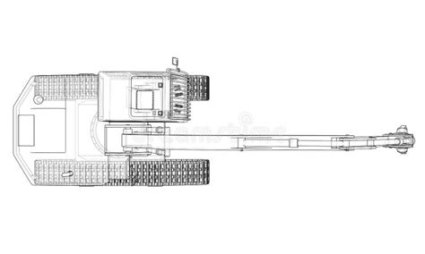 Concept Sloopkraan Densemble Illustration Stock Illustration Du