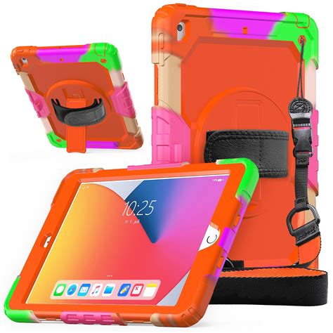 iPad 10.2 (2019 & 2020 & 2021) case / hoes met screenprotector