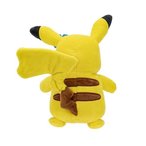Jazwares Pokemon Pikachu 8 In Plush With Blue Flower