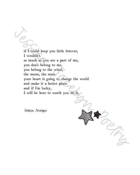 If I Could Keep You Little Poem - Etsy