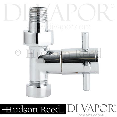 Hudson Reed Minimalist Chrome X Head Radiator Valves Straight HT340