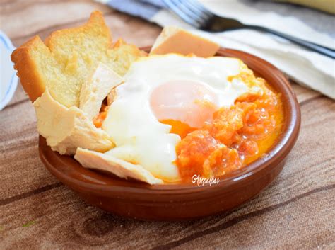 Huevos A La Manchega Vídeo Receta Asopaipas Recetas De Cocina Casera