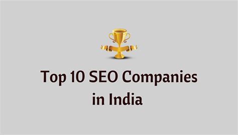 Top 10 Seo Companies In India 2024 Exclusive List