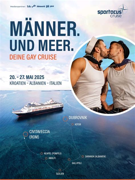 Spartacus Gay Cruise Kroatien Albanien Italien