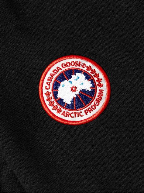 CANADA GOOSE Huron Logo-Appliquéd Organic Cotton-Jersey Hoodie for Men