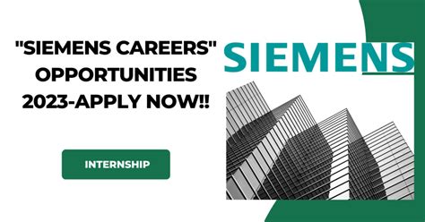 Siemens Careers Opportunities 2023 Apply Now Jobztrack In