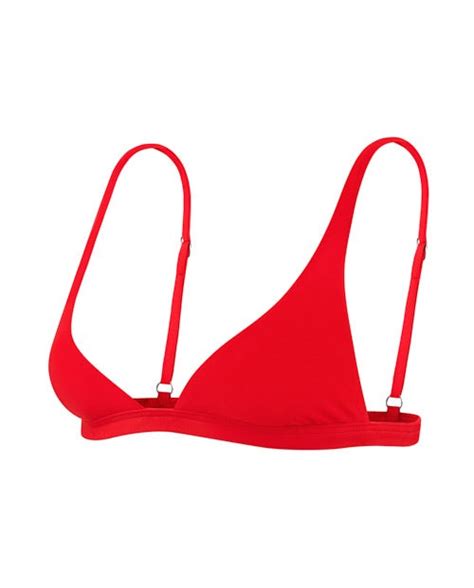 Red Bralette Bikini Ark Swimwear