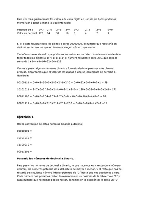 Manual De Direccion Ip Subred Y Mascara PDF