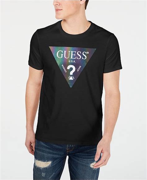 Guess Mens Logo Graphic T Shirt And Reviews T Shirts Men Macys