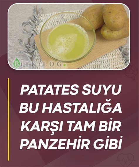 Patates suyunun mucizevi faydaları O hastalıklara karşı tam bir