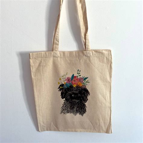 Black Cavapoo Tote Bag – Pippa & Paper