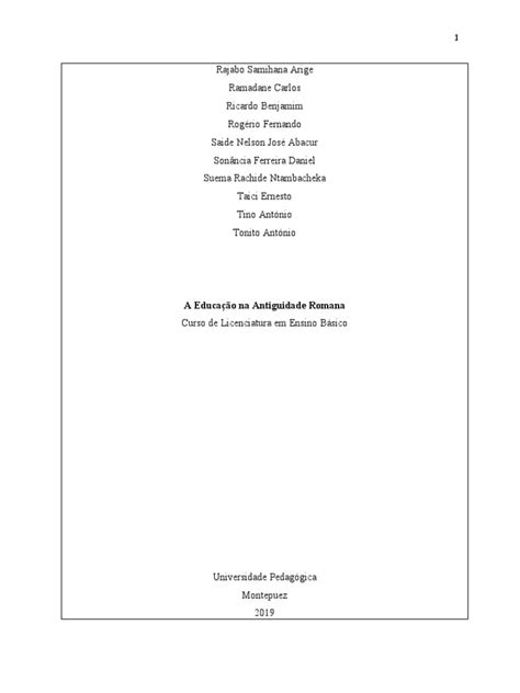 Sobre A Função Da Escola Na Antiguidade Podemos Afirmar Que - Educação na Antiguidade Romana | PDF | Império Romano | Roma Antiga