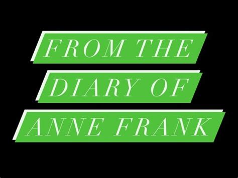 From The Diary Of Anne Frank Chapter English Audio Class X