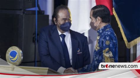 Mendadak Bertemu Di Istana Jokowi Surya Paloh Ternyata Bicarakan