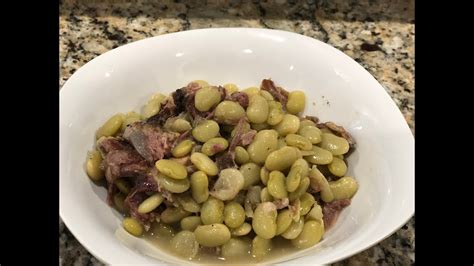 Southern Lima Beans With Ham Hocks Recipe Baby Lima Beans Southern