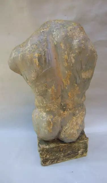 Art Torso Sculpture Nude Male Statue Body Plaster Figure From Vnt Art Studio Picclick Au