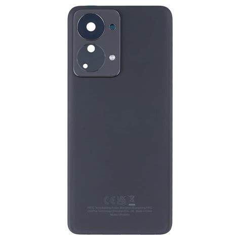 Back Panel Housing Body For Oneplus Nord T Black With Camera Lens