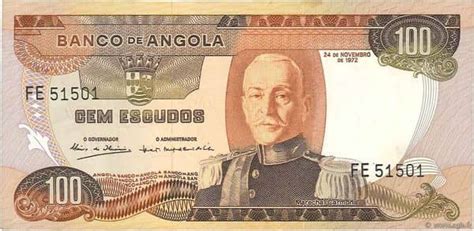 Banconota 100 Escudos 1962 Valore Di Angola Foronum