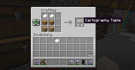 How To Make Cartography Table: Minecraft Recipe