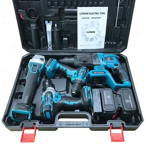 Popular Choosing Cordless Tool Combo Set 4pcs In 1 Impact Wrench Angle