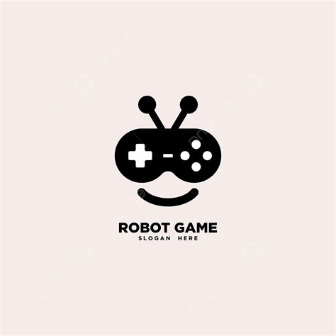 Robot Game Vector Png Images Robot Game Logo Template Vector