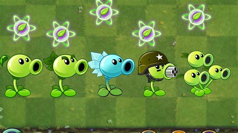 Plants Vs Zombies All Peashooter Challenge Power Up Vs Gargantuar