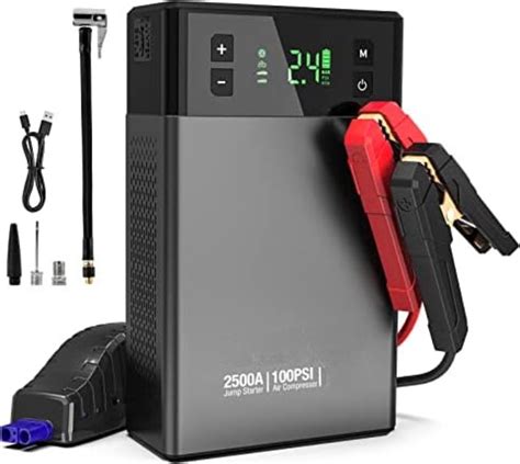 Startkabels Met Accu Jumpstarter Voor Auto Starthulp Bol