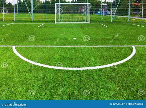 Goal post.Soccer field stock image. Image of postsoccer - 139905287