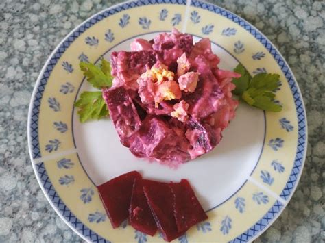 Салата из свеклы без майонеза