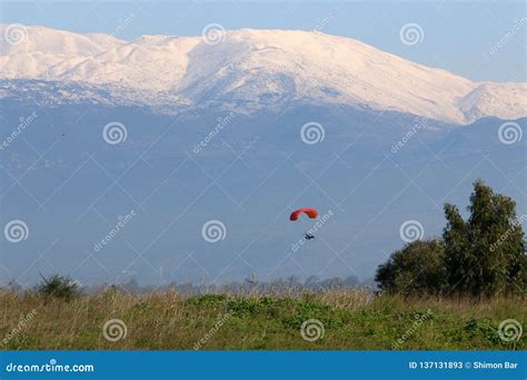 Snow lies on Mount Hermon stock image. Image of highest - 137131893