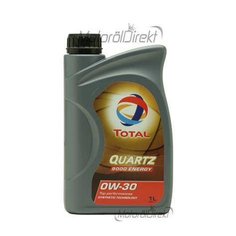 TOTAL Quartz Energy 9000 0W-30 Motoröl 1l - SAE 0W-30 - Auto/PKW ...