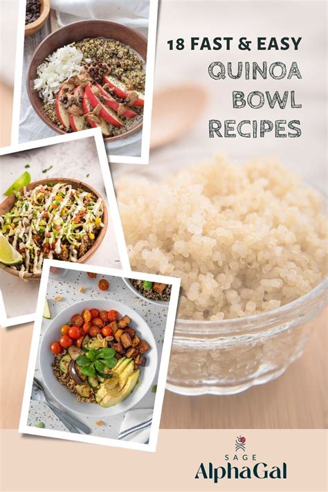 18 Delicious Quinoa Bowl Recipes for Alpha Gals