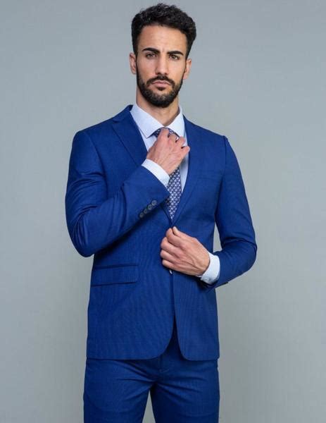 Traje Azul Indigo Hombre Ubicaciondepersonascdmxgobmx